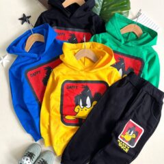 لباس کودک هودی و شلوار اسپرت duck