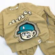 ست با شلوارک کتان بوی