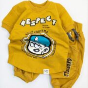 ست با شلوارک کتان بوی