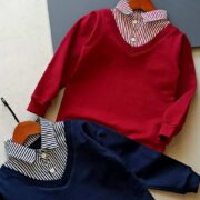 بلوز تک بچه گانه دورس دو یقه