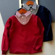 بلوز تک بچه گانه دورس دو یقه