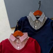 بلوز تک بچه گانه دورس دو یقه