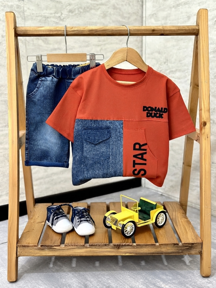 تیشرت شلوارک بچه گانه star