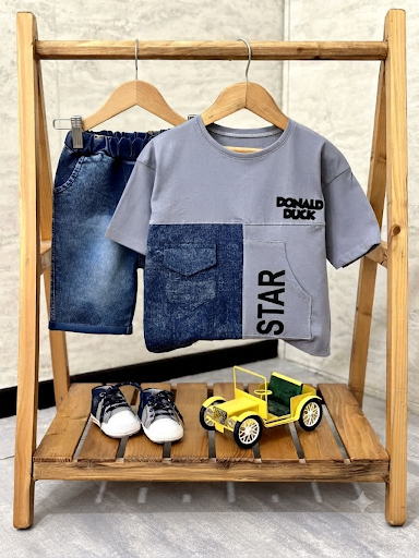 خرید تیشرت شلوارک بچه گانه star برای پسرانه و دخترانه