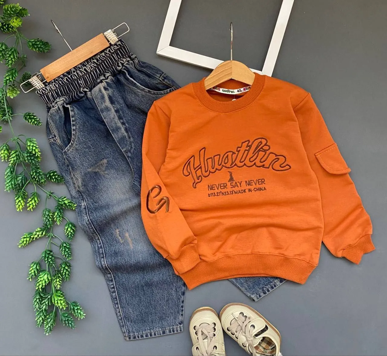 ست عیدانه بچه گانه لی مجلسی کرم پسرانه و دخترانه باکیفیت و ارزان