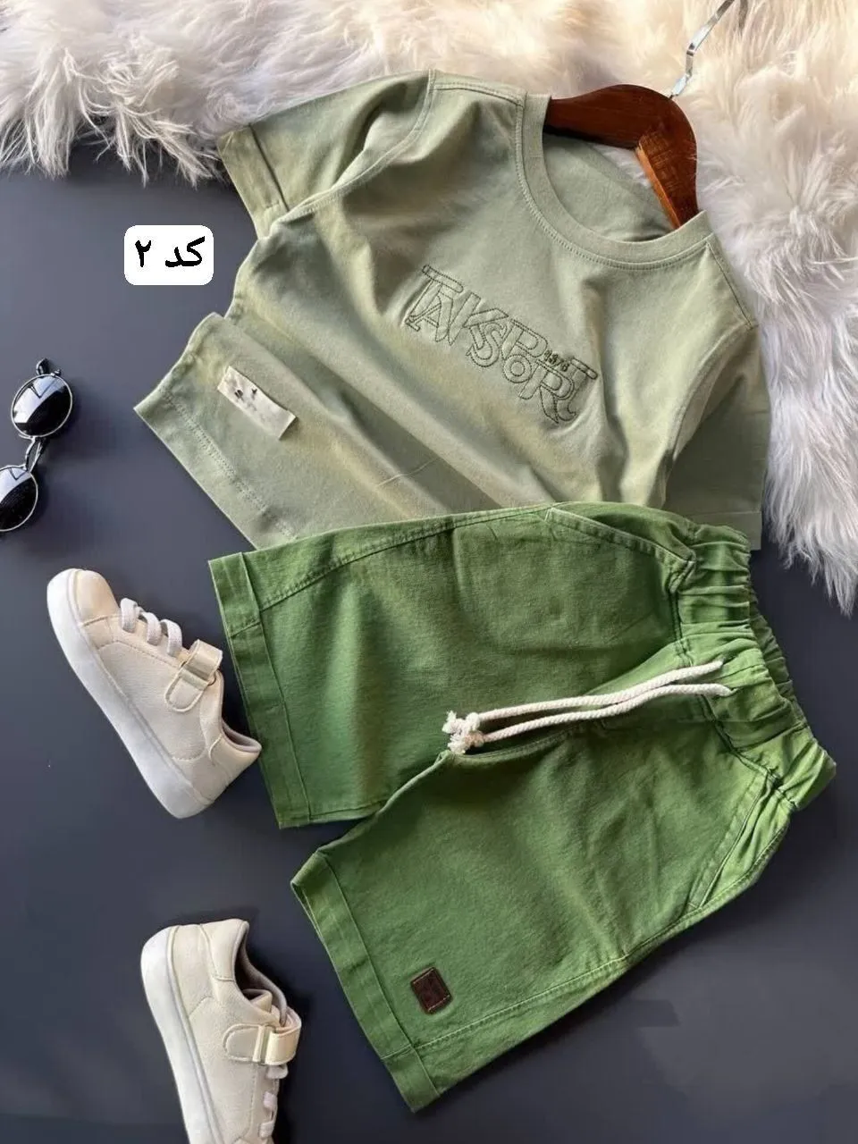 ست عیدانه بچه گانه کتان