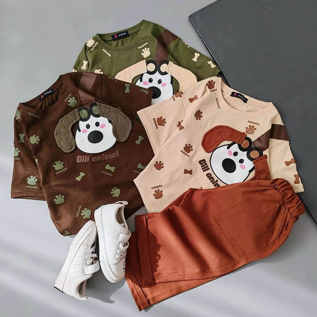 ست عیدانه کودک طرح سگ