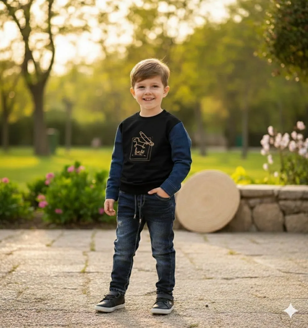 ست عیدانه ترکیب لی horse مشکی unisex شیک از فروشگاه مشهد