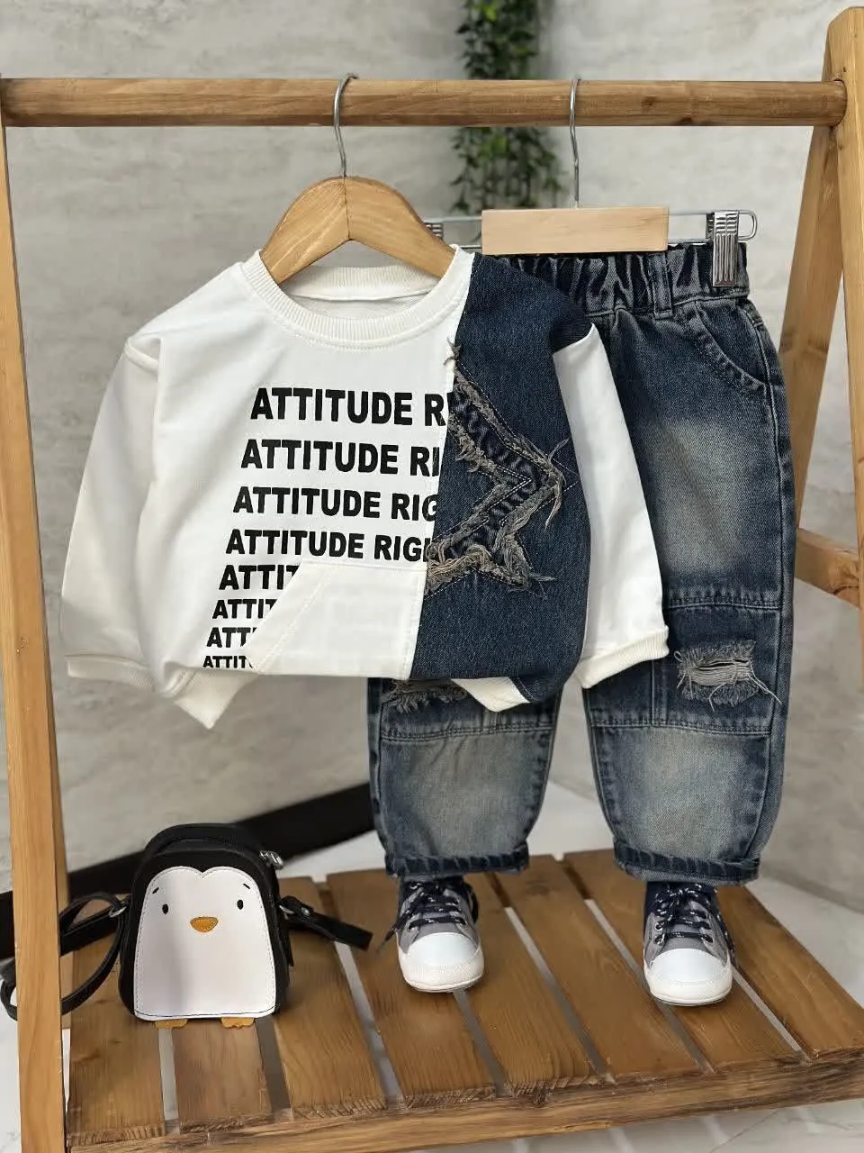 ست عیدانه ترکیب لی ستاره تیره پسرانه و دخترانه باکیفیت و ارزان